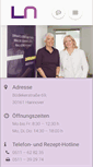 Mobile Screenshot of hautaerztin-hannover.de
